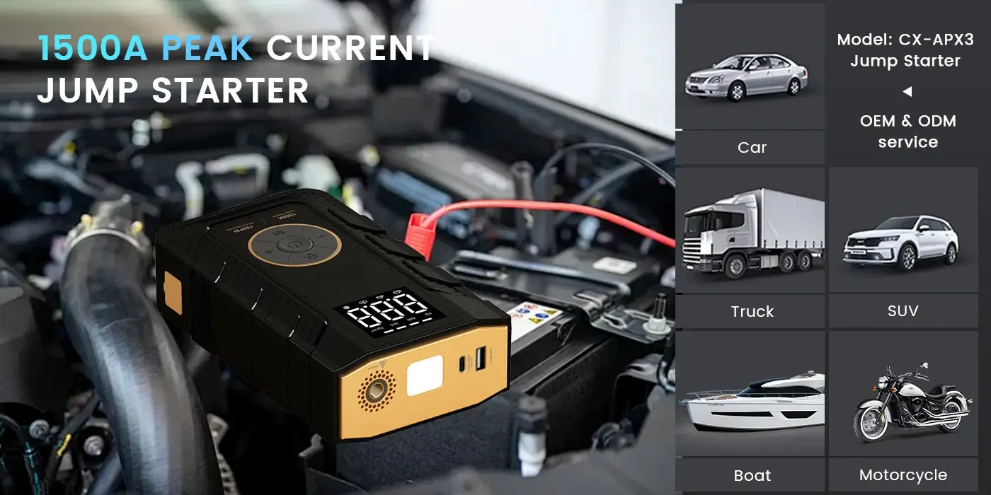 12V 汽车应急启动电源 CX-APX3 适用车型