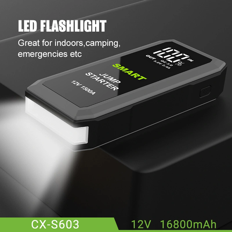 最佳便携式汽车启动器 12V 16800mAh