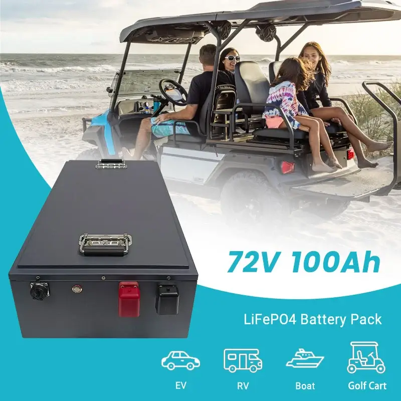 高尔夫球车磷酸铁锂电池 72V 100Ah