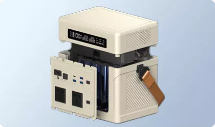 1000W便携式电站CX-ZP1000外壳结构
