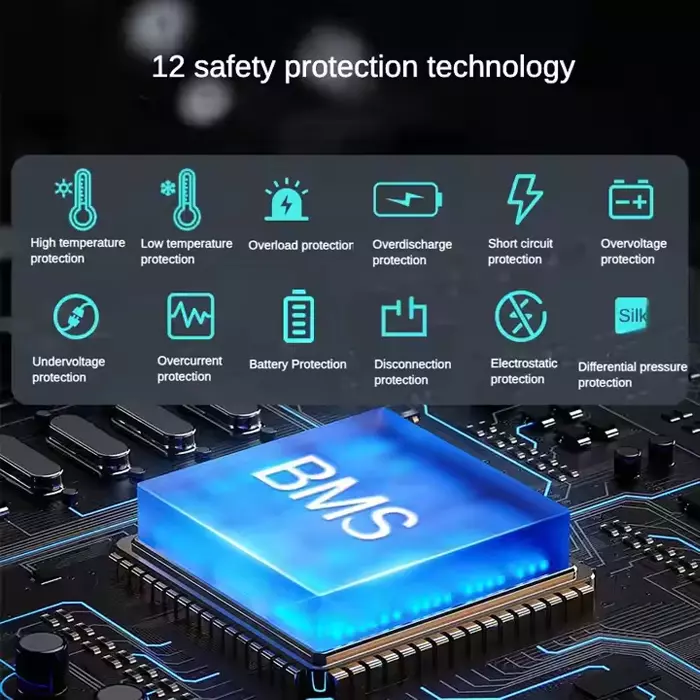 CX-ZP1000内置智能BMS，具备12项保护功能