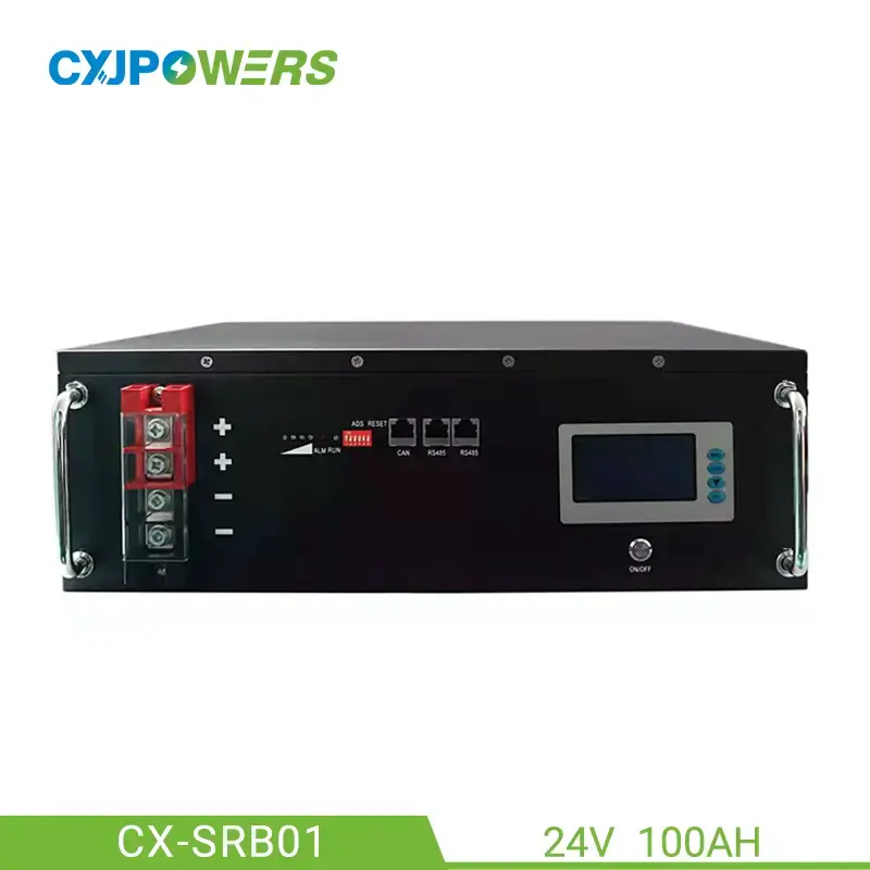 LiFePO4 100Ah 24V 服务器机架电池