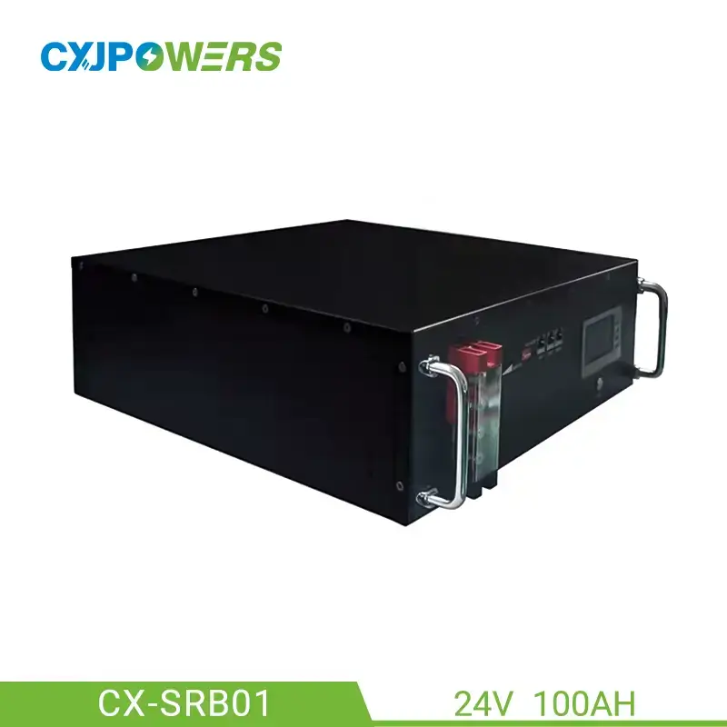 LiFePO4 100Ah 24V 服务器机架电池