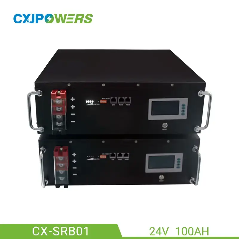 LiFePO4 100Ah 24V 服务器机架电池
