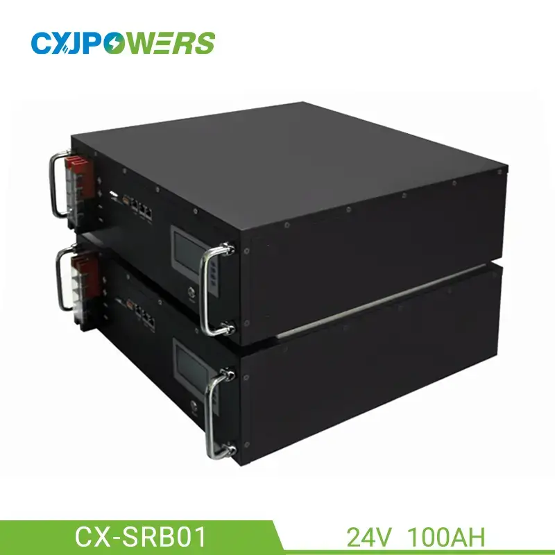 LiFePO4 100Ah 24V 服务器机架电池