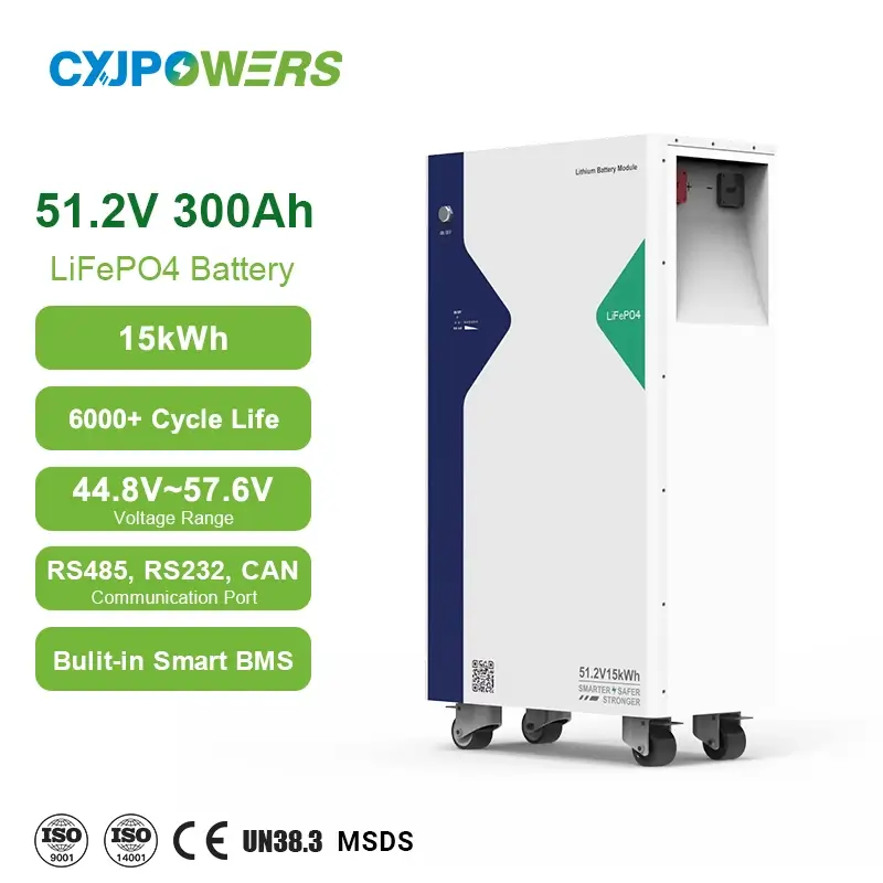 15kWh 家用太阳能备用电池 LFP 电池
