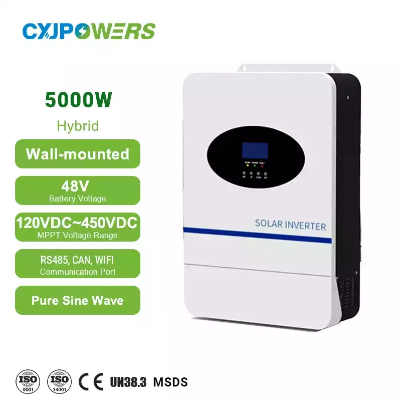 5kW 48V 家用混合逆变器（带电池）