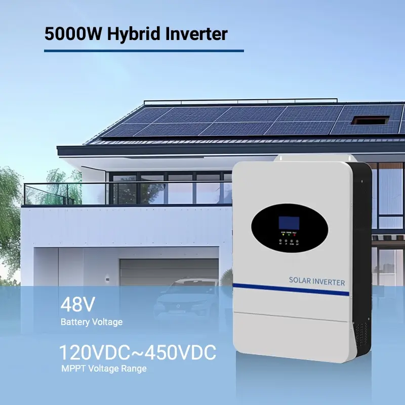 5kW 48V 家用混合逆变器（带电池）