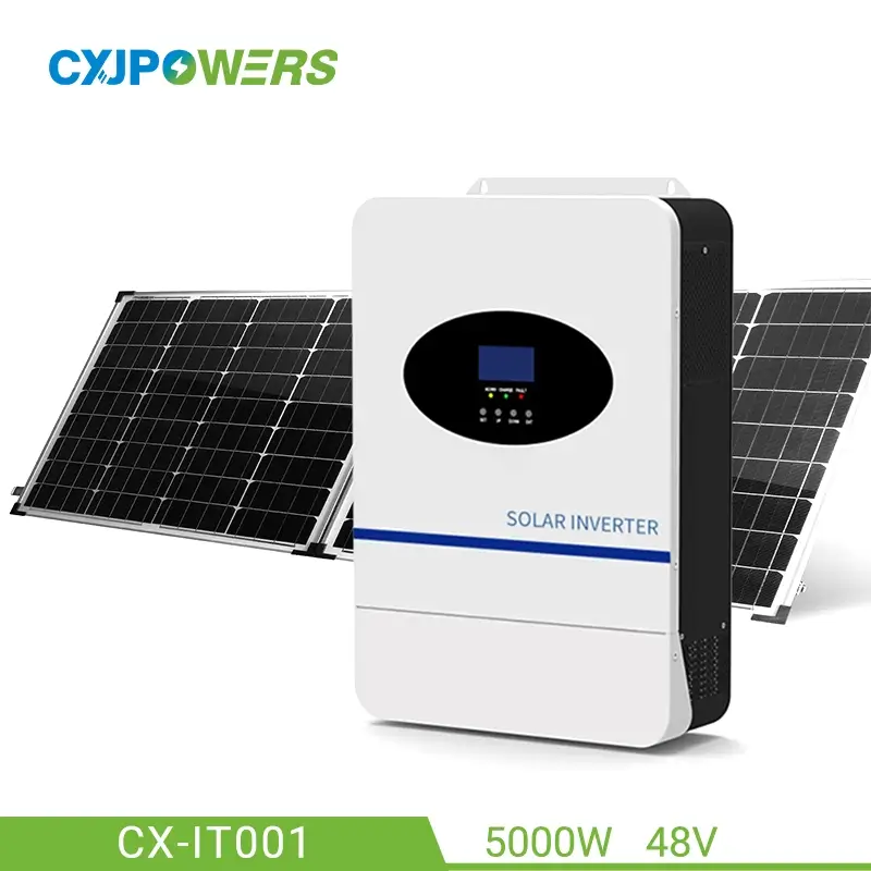 5kW 48V 家用混合逆变器（带电池）