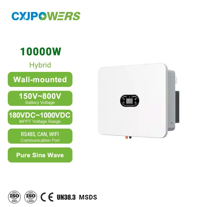 10kW家用太阳能系统混合逆变器