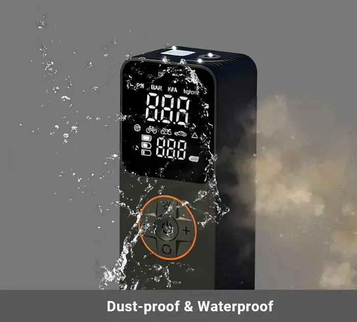 这款应急启动器耐高低温，并且防水防尘。-2