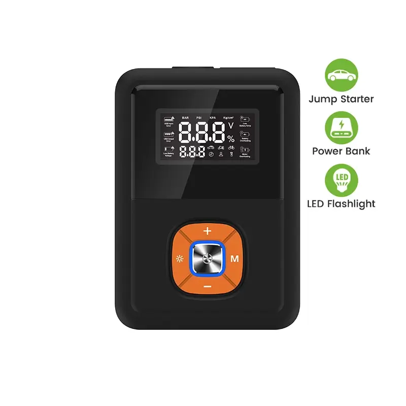 汽车电瓶应急启动电源-带多功能打气泵