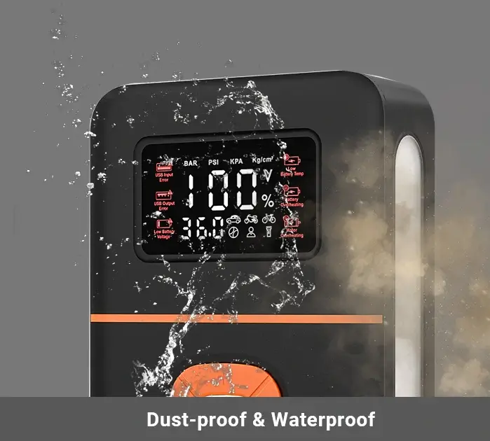 这款应急启动器耐高低温，防水防尘-2