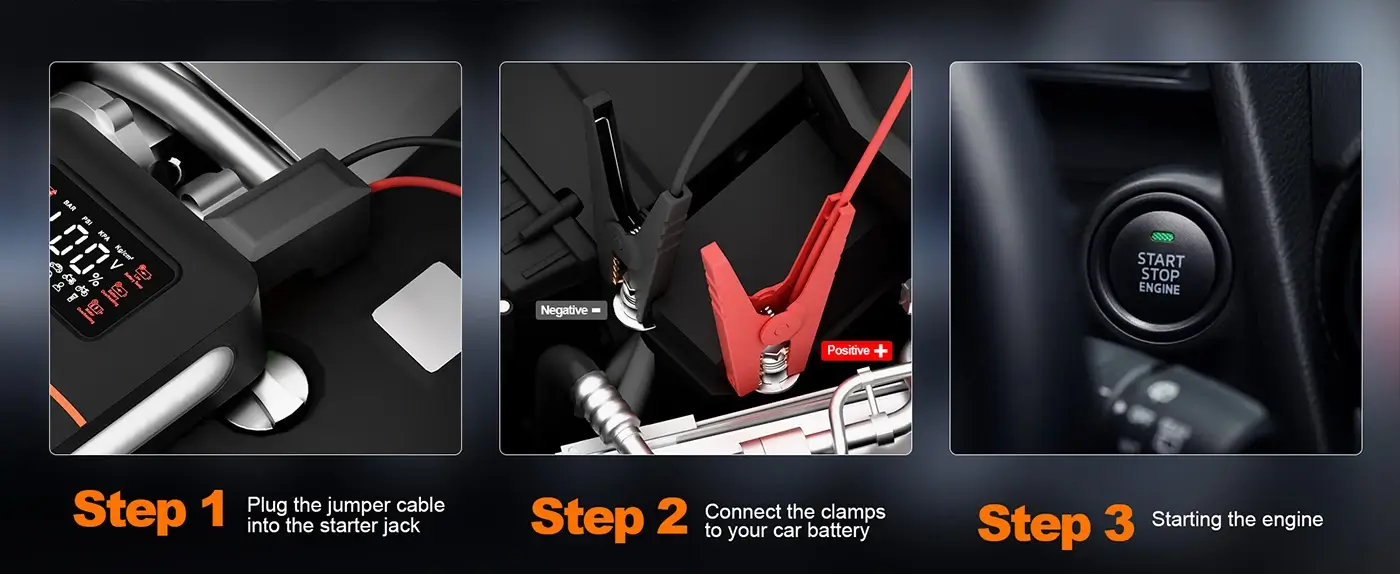 如何使用汽车应急启动电源 如何使用汽车应急启动电源