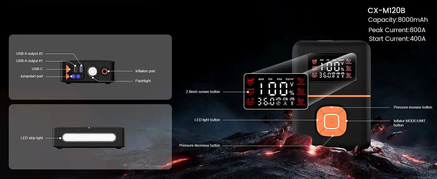 应急启动电源的细节