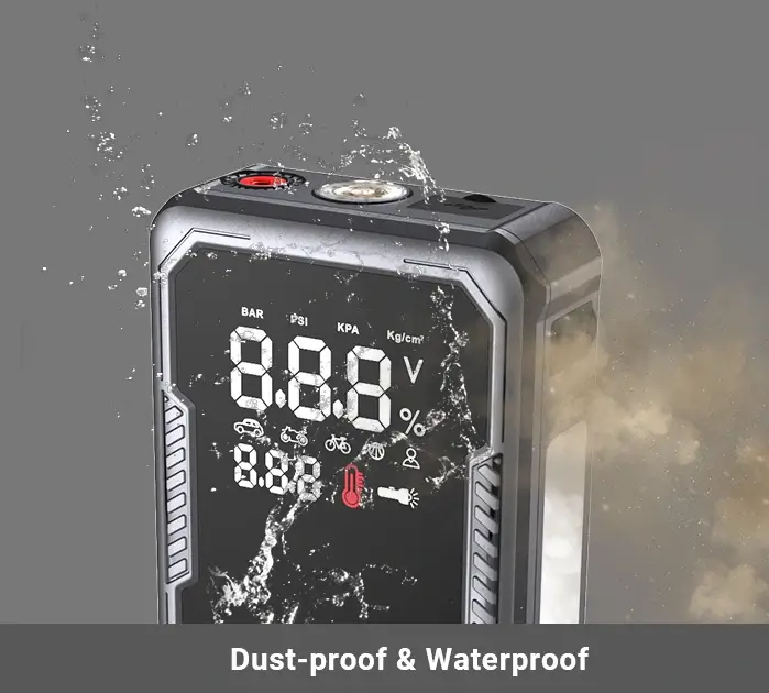 这款应急启动器耐高低温，防水防尘-2