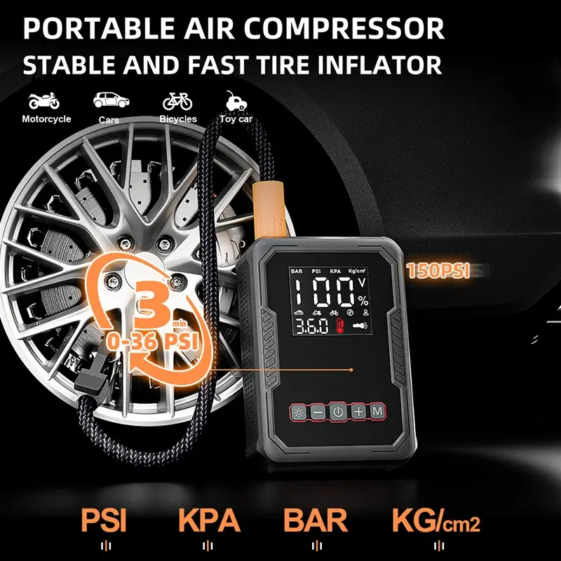 12V便携式汽车电瓶增压启动器