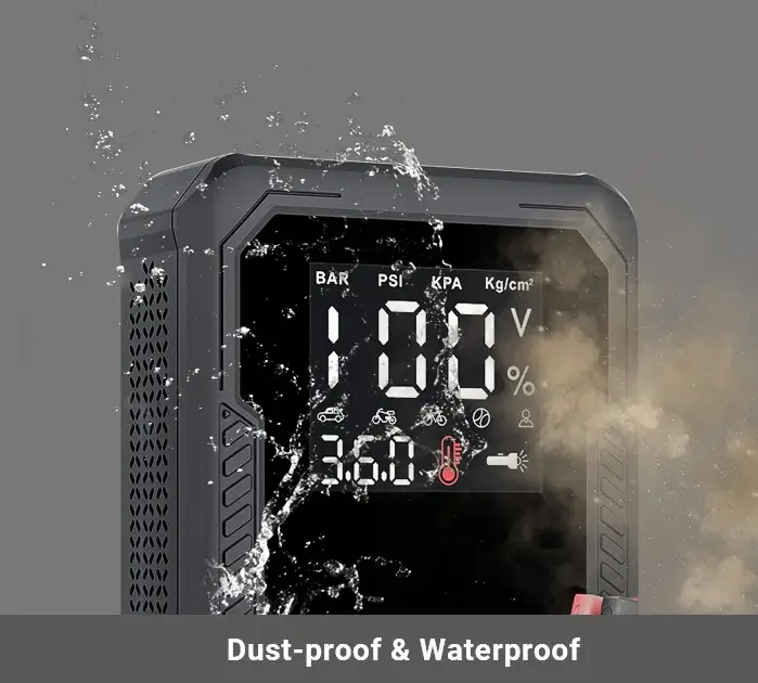 这款应急启动器耐高低温，防水防尘-2