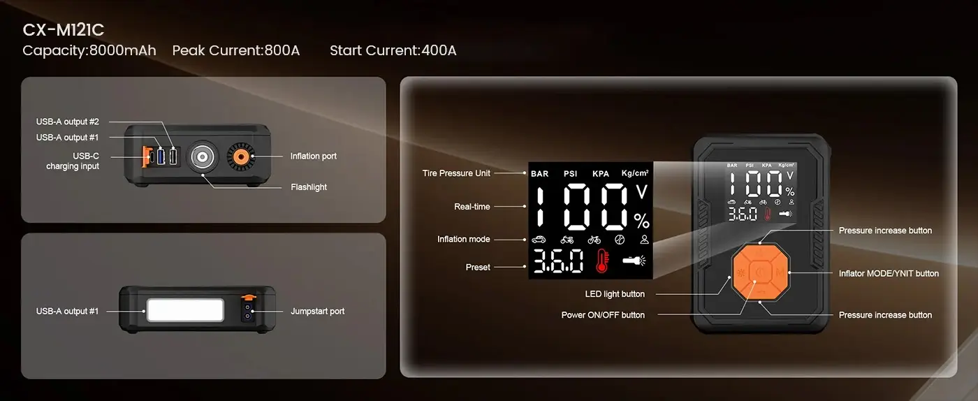 汽车启动电源的细节