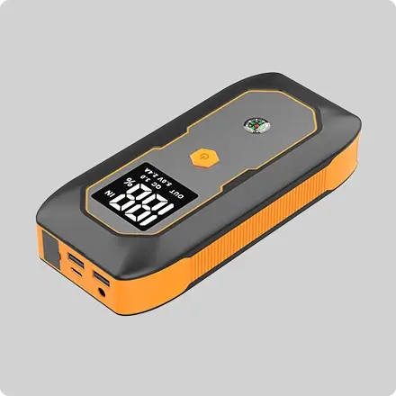 这款应急启动器采用ABS+PC防火外壳。